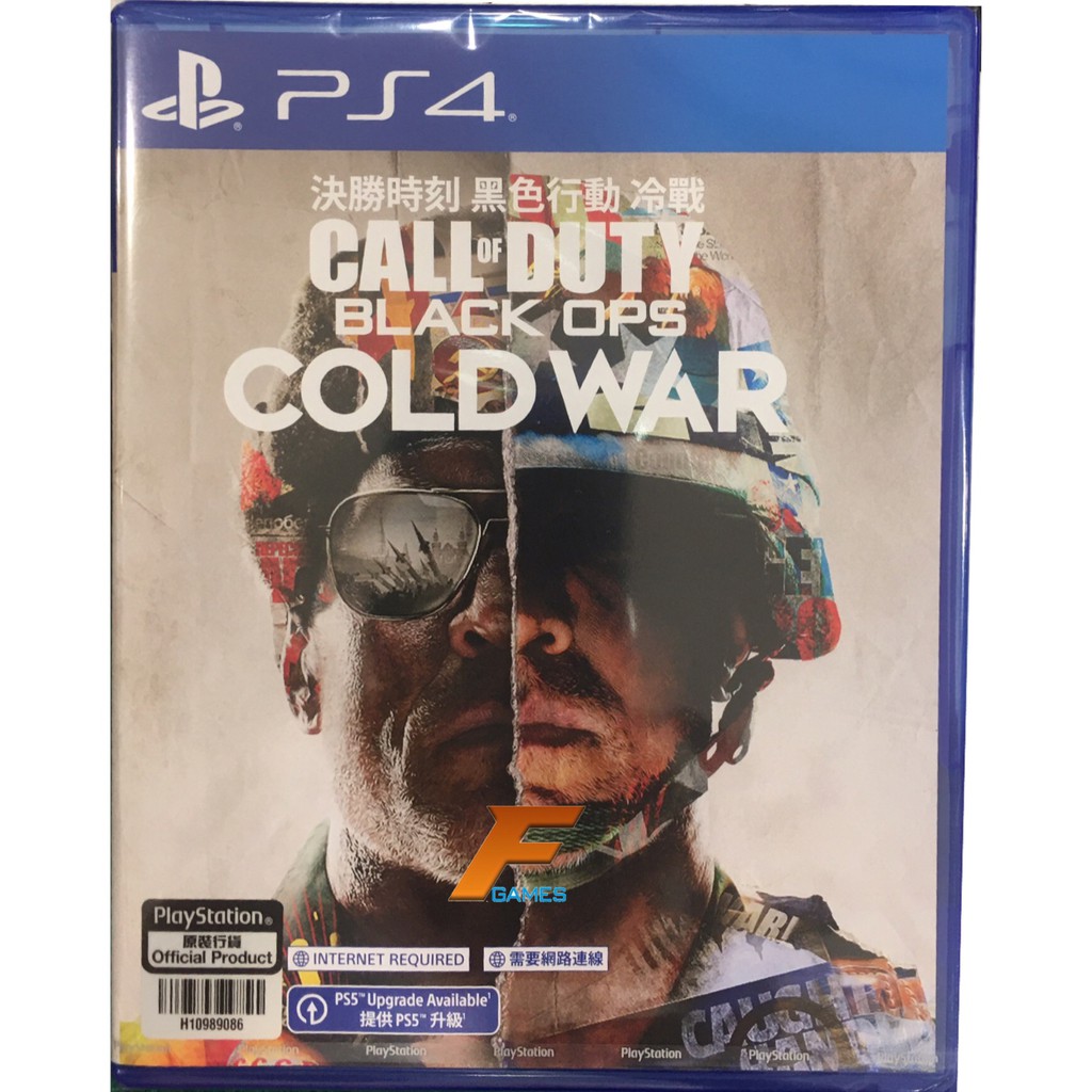 PS4 Call of Duty Black Ops Cold War (Zone3/Asia)( English ) แผ่นเกมส์ ของแท้ มือหนึ่ง มือ1 ของใหม่ ใ