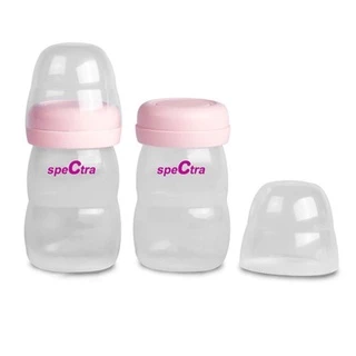 🍼ขวดนม Spectra ขวดนม คอกว้าง ใช้เป็นขวดต่อกรวยปั๊มนม Spectra ได้ ขนาด 5 ออนซ์