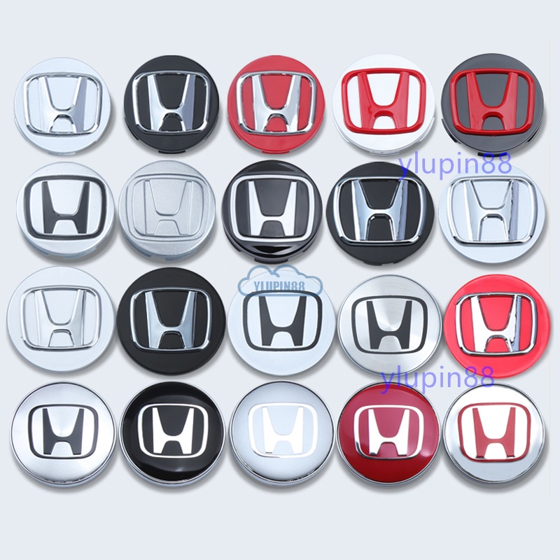 รถศูนย์ล้อ Hub Cap Cover Auto Emblem Badge ล้อขอบ Hub Cap Trim Car Care อุปกรณ์เสริมสําหรับ Honda Fi