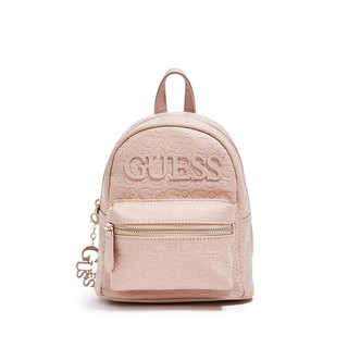 กระเป๋า GUESS Factory Feliz Logo Convertible Mini Backpack สีครีมชมพู ของแท้ พร้อมส่ง