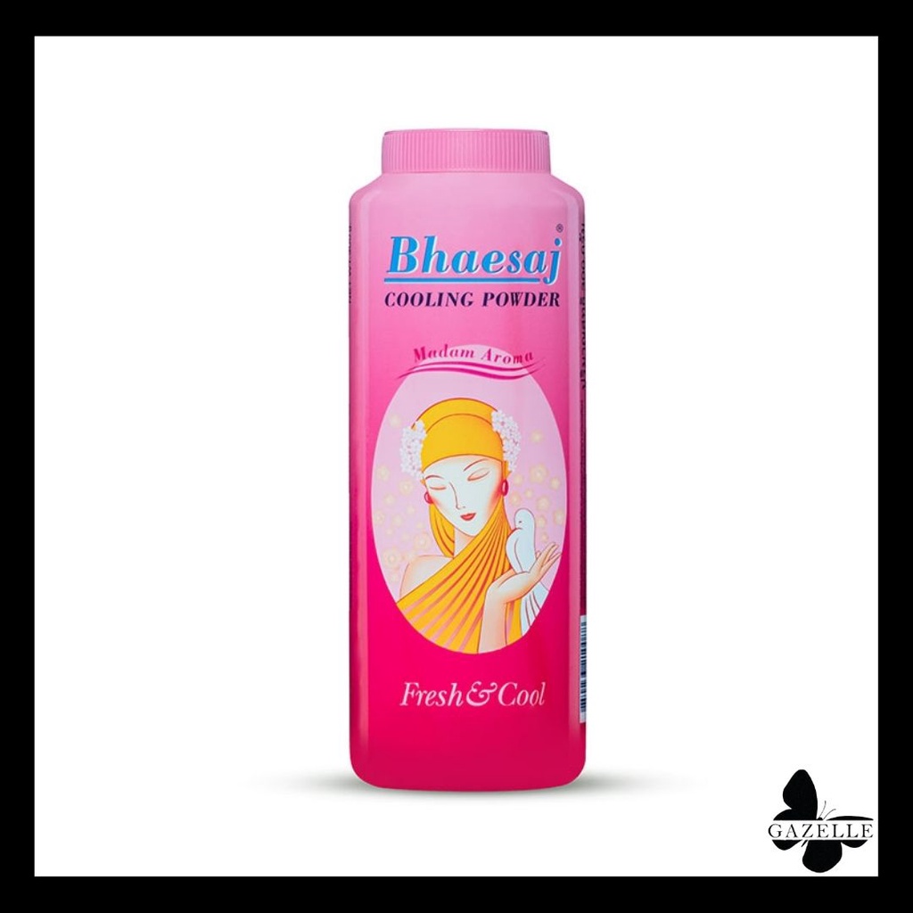 BHAESAJ แป้งเย็นเภสัชกลิ่นมาดาม ปริมาณ 100/200g.