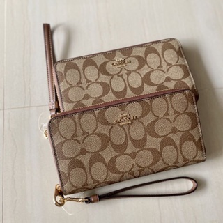 แท้💯% Coach C4452 Long Zip Around Wallet ส่งฟรีค่ะ