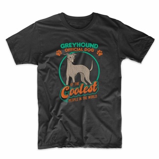 เสื้อยืด พิมพ์ลาย Grayhound Dog Of The Coolest People In The World สําหรับผู้ชาย