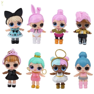 ของเล่นตุ๊กตา Lol Surprise Dolls 7 ชั้น 8 ชิ้น / ชุด/ไข่LOL ของเล่นไข่เซอร์ไพรลูกใหญ่ พร้อมส่ง