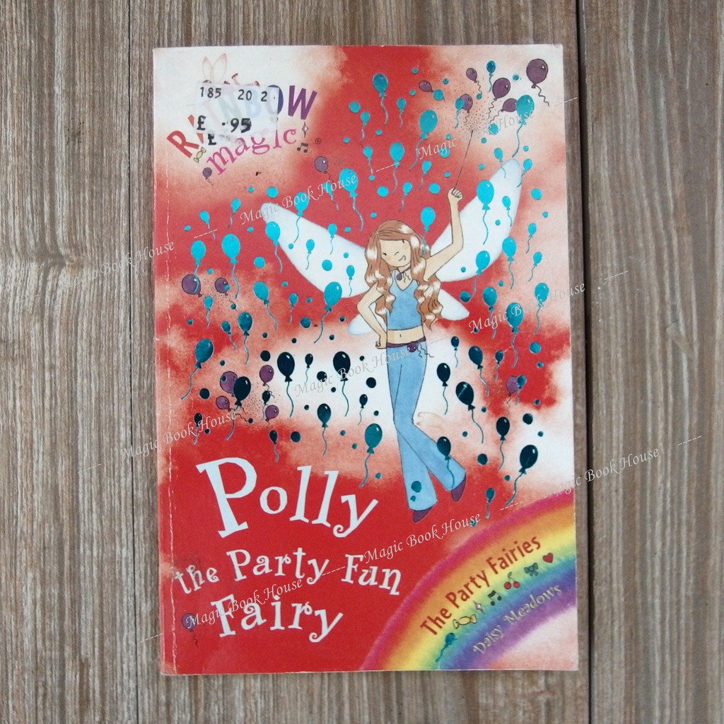 Polly the Party Fun Fairy by Daisy Meadows : หนังสือ Chapter Book ปกอ่อน ภาษาอังกฤษ (มือสอง) ขนาด Pocket Book สภาพ ดี