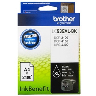 ตลับหมึกอิ้งค์เจ็ท [Brother] LC-539XL BK สีดำ