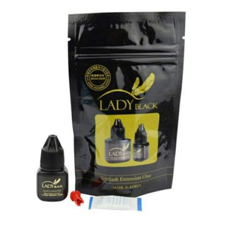 กาวต่อขนตา LADY BLACK 5ml. 1-2วันได้รับสินค้า