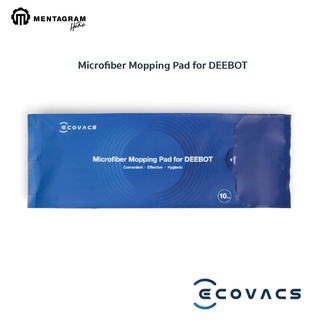 ECOVACS ชุดผ้าม็อบแบบใช้แล้วทิ้ง สำหรับตระกูล T8 และ T9 จำนวน 10 ผืน Mop Set