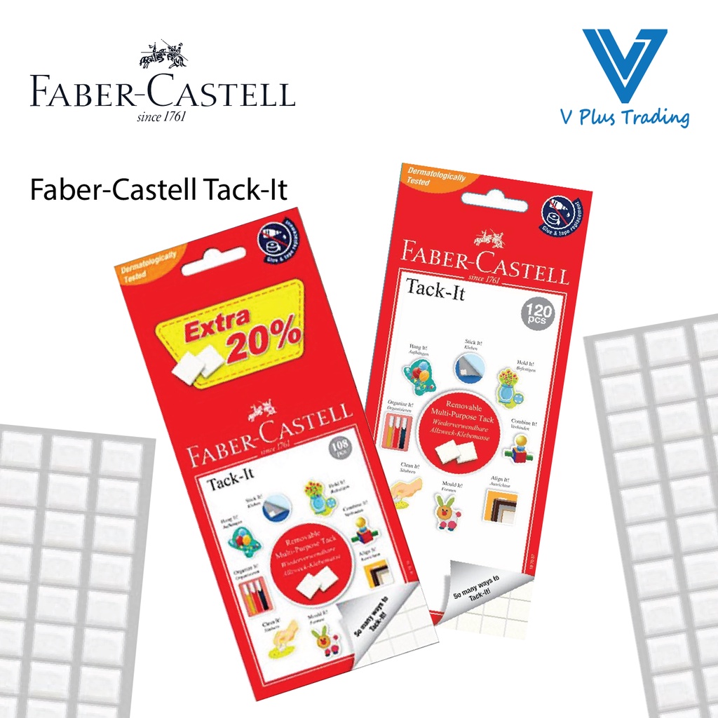 Faber-Castell Tack-It Glue Tag ( 108 pcs / 120 pcs )
