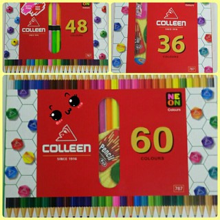 สีไม้ / ดินสอสี คลอลีน 2หัว 36สี , 48สี , 60สี (พร้อมส่ง)