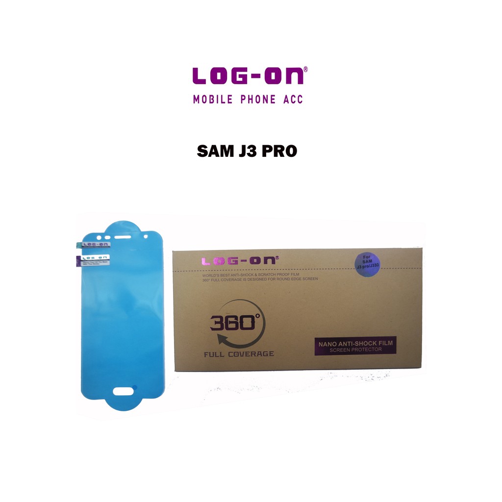 LOG ON ANTISHOCK SAMSUNG J3 PRO ANTI SCRATCH JELLY