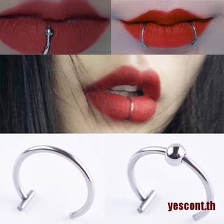 【Yescont】แหวนเจาะปาก จมูก ปาก ปาก ปลอม สําหรับผู้หญิง