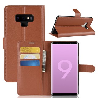 เคส Phone Case For Samsung Galaxy Note 9 เคสหนัง เคสฝาพับ Stand Cover กรณี โทรศัพท์กรณี