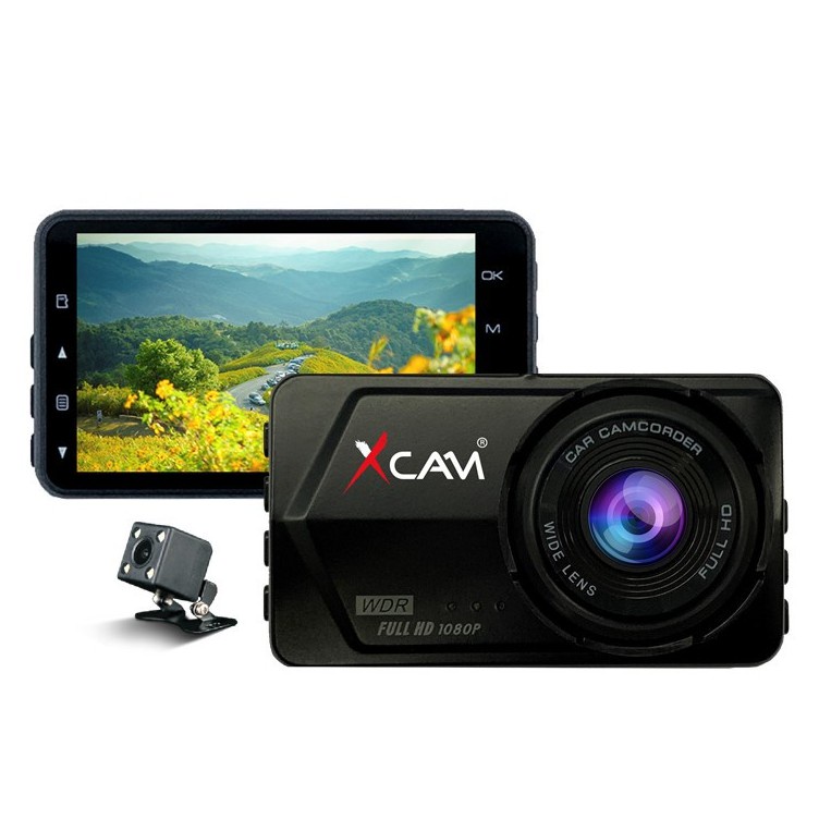 XCAM X168+ กล้องติดรถยนต์ Sensor SonyIMX307/ WDR Full HD 1080P สามารถเพิ่มกล้องหลังได้ .