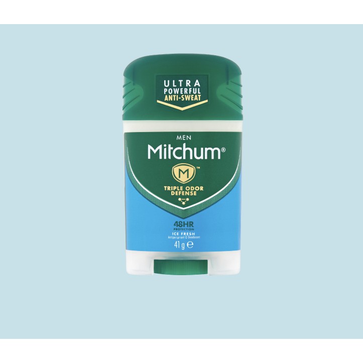 🇬🇧✈️ MITCHUM® โรลออนระงับกลิ่นกายแบบแท่ง TRIPLE ODOR DEFENSE (Anti-Perspirant & Deodorant) 41g [🔔Pre-Order]