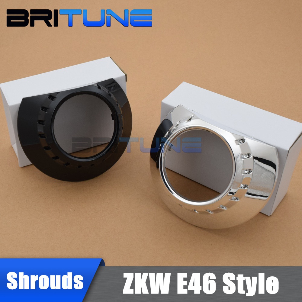 เลนส์โปรเจคเตอร์ 3.0 Bi-xenon E46 ZKW อุปกรณ์เสริม สีดํา สีเงิน สําหรับรถยนต์