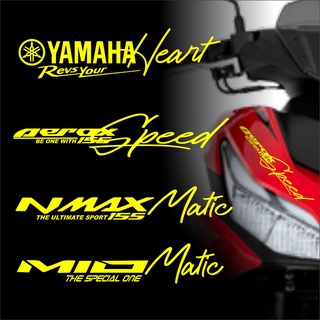 สติกเกอร์ตัด YAMAHA HEART NMAX MATIC AEROX SPEED MIO MATIC