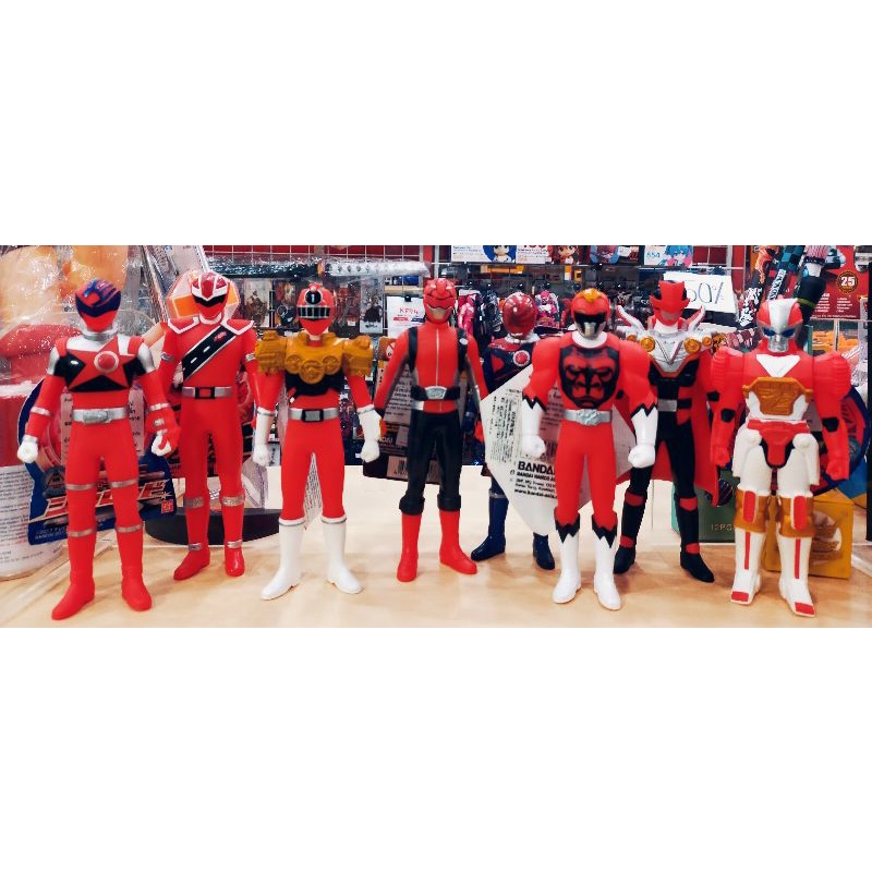 ซอฟต์ไวนิล ฟิ๊คเกอร์ ขบวนการ ตัวแดง Lupinranger , ToQger,Zyuohger ฯSentai