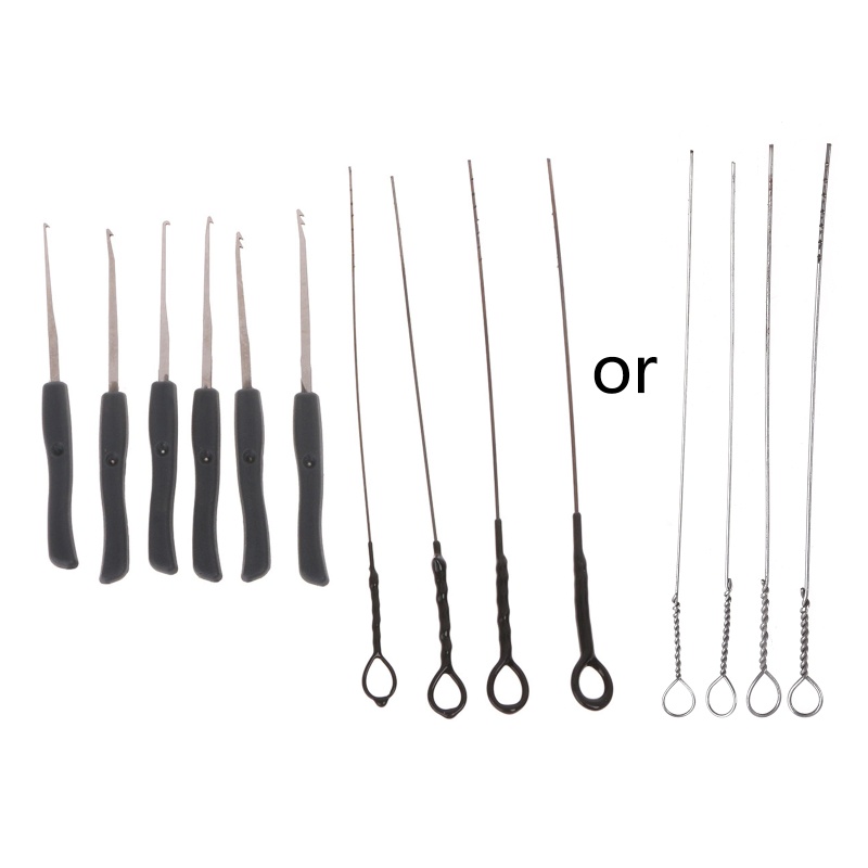 WIN 10 ชิ้น/เซ็ตล็อคเลือกชุดหักสําหรับ Key ลบ Auto Locksmith เครื่องมือสําหรับ Key Extr