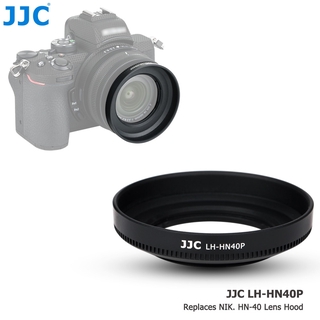 JJC สกรูในเลนส์ฮูดสำหรับ Nikon Z50 NIKKOR Z DX 16-50 มม. f / 3.5-6.3 VR เลนส์แทนที่ Nikon HN-40 เลนส์ป้องกันวัสดุ ABS