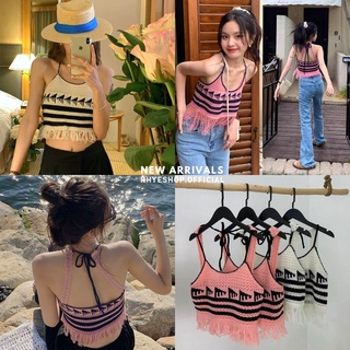เสื้อคล้องคอผูกหลัง แต่งชายพู่น่ารักๆ🌴💋