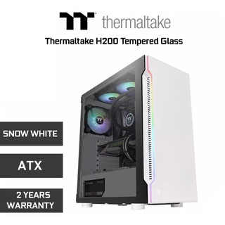 CASE (เคส) THERMALTAKE H200 TG Snow RGB (สีขาว)