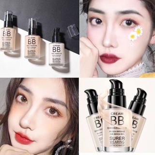 B.14 รองพื้นของแท้100% กันน้ำขั้นเทพ BB Cream ขวดแก้ว BB super wearing lasting no makeup 30ML มี 3 สีให้เลือก B.14