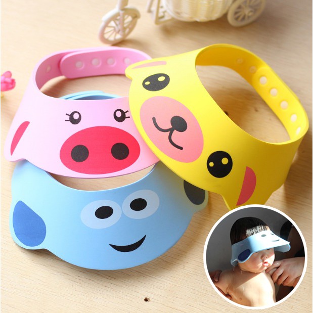 **..วัดขนาดรอบศรีษะก่อนสั่ง..** หมวกอาบน้ำเด็กลายการ์ตูน หมวกสระผมเด็ก NH219