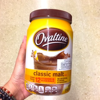 โอวัลติน Ovaltine จากอเมริกา เครื่องดื่มมอลต์ปรุงสำเร็จชนิดผง Classic Malt mix powder เครื่องดื่มปรุงสำเร็จ 340g