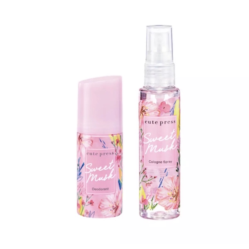 คิวเพรส cute press ราคาคู่ # โคโลญสเปรย์สวิสมัค กลิ่นอ่อนๆ + โรออน กลิ่นสวิสมัค