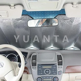 YUANTA ม่านบังแดดรถยนต์ ที่บังแดดรถยนต์ 1 ชิ้น ที่กันแดด ม่านหน้ารถ Casual