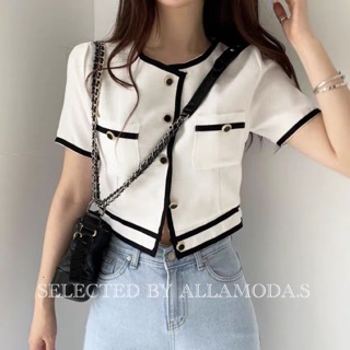 (Preorder) ALLAMODA.S Cropped Blazer