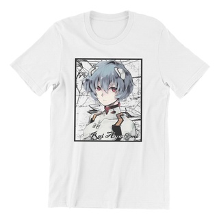 เสื้อยืด แขนสั้น พิมพ์ลาย Rei Ayanami สไตล์ญี่ปุ่น แฟชั่นฤดูร้อน สําหรับผู้ชายS-5XL