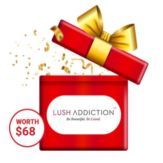 กล่องแบรนด์ Lush Addiction ที่ SGD 68 (สร้อยคอและต่างหูโช้คเกอร์ซิมโฟนี + สร้อยคออินฟินิตี้)