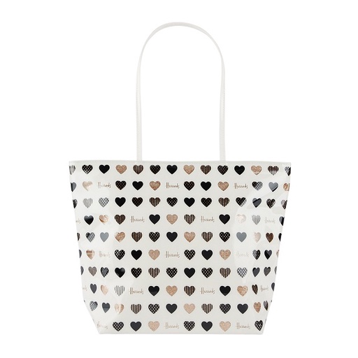Harrods รุ่น Glitter Hearts Tote Bag***พร้อมส่ง
