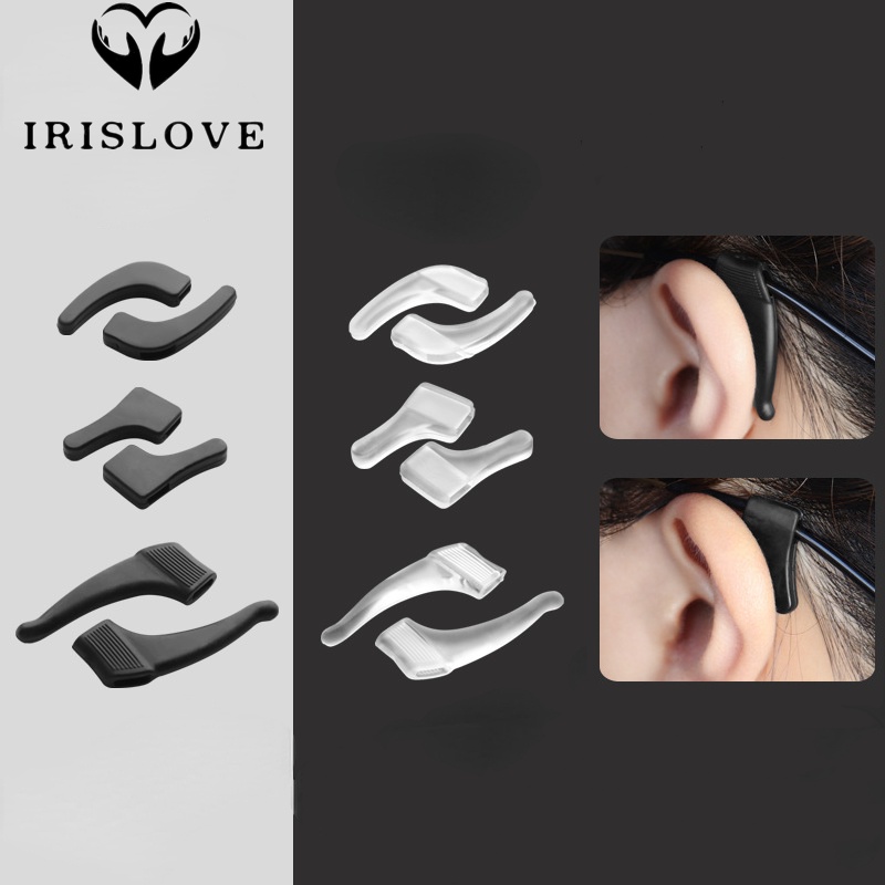 Irislove ซิลิโคน กันลื่น ป้องกันหู สบาย น้ําหนักเบา ที่รองหู นุ่ม กันลื่น สําหรับแว่นตา แว่นตากันแดด