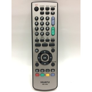 รีโมททีวี ชาร์ป Sharp รุ่น M-758G [ใช้กับทีวีชาร์ป Sharp จอแบน LCD / LED ได้ทุกรุ่น]