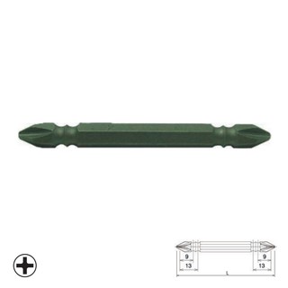 KOKEN 123PW ดอกไขควงลม หัวแฉก 2 หัว #2x150mm. 6P แกน 1/4 นิ้ว | MODERTOOLS OFFICIAL