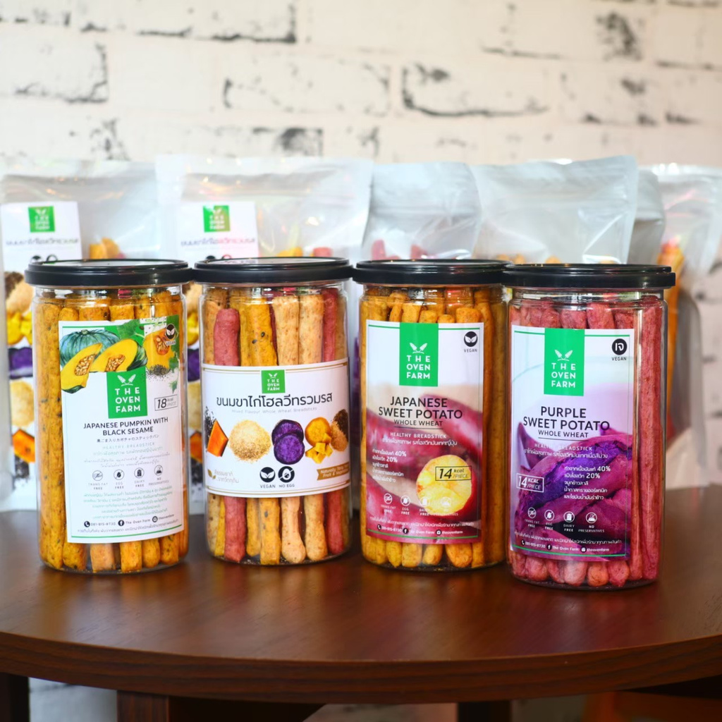 ขนมขาไก่เพื่อสุขภาพ แบรนด์ The Oven Farm