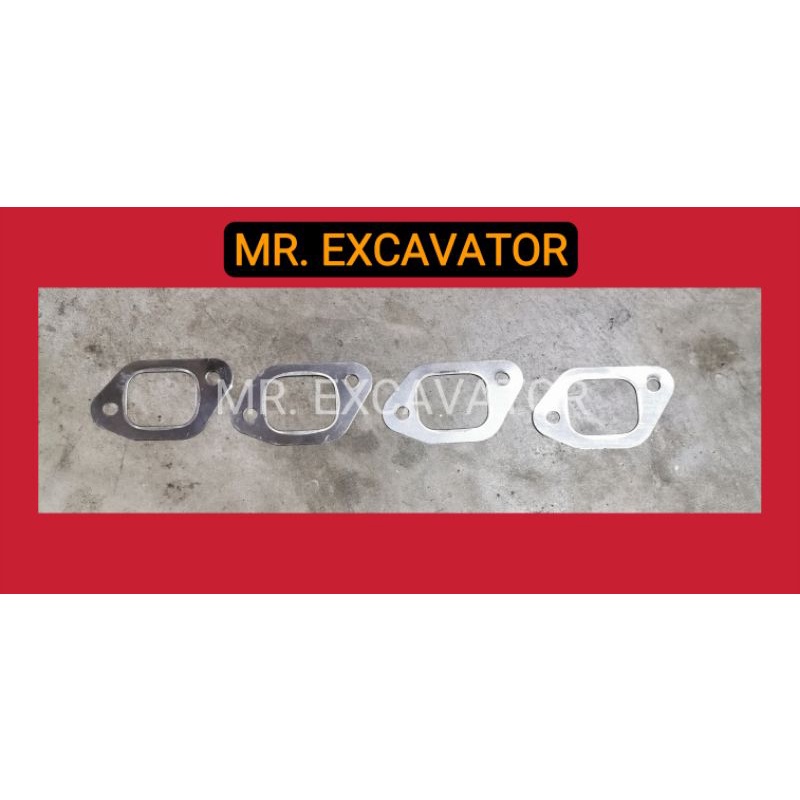 Isuzu 4BD1 4BG1 เครื่องยนต์ Hitachi EX100 EX120 Sumitomo SH100 SH120 ปะเก็น Manifold ท่อไอเสีย Turbo