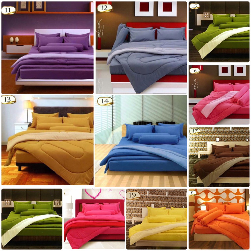 FAIR LADY s09-020 (ไม่รวมผ้าห่มนวม) ผ้าปู ที่นอน 3.5ฟุต 5ฟุต 6ฟุต FAIR LADY แฟร์เลดี้ สีพื้น โรงแรม 