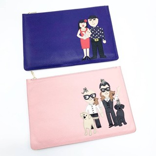 กระเป๋าถือ Dolce &amp; Gabbana patch clutch