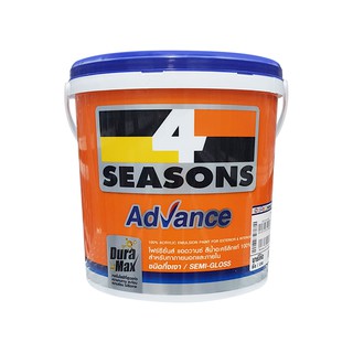   สีน้ำทาภายนอก 4 SEASONS Advance BASE A กึ่งเงา 1GL