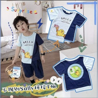 พร้อมส่ง // เสื้อยืดเด็ก ลาย Sally สีฟ้า