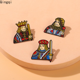 เข็มกลัด รูปการ์ตูน King Queen Jack Enamel น่ารัก เหมาะกับของขวัญ สําหรับตกแต่งเสื้อผ้า