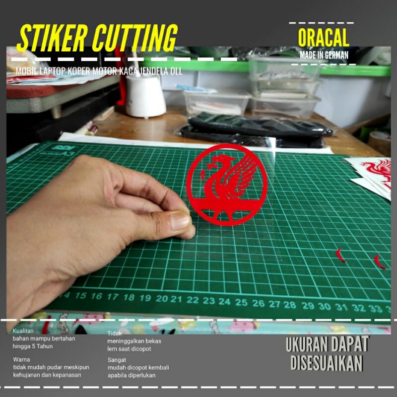 LIVERPOOL 4 สติ๊กเกอร์ สติ๊กเกอร์ตัดแบบกําหนดเอง TRANSPARKENT