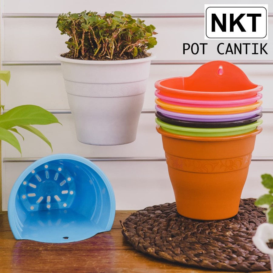 COLORFUL WALL-MOUNTED POTS COLORFUL NKT WALL Pots หม้อ NKT หม้อติดผนัง NKT