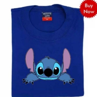 stich tees เสื้อยืดคุณภาพสูง unisex พิมพ์ปลาค็อด &lt;u.