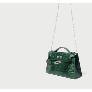 Croco Bag หนังแท้วัวพร้อมส่ง