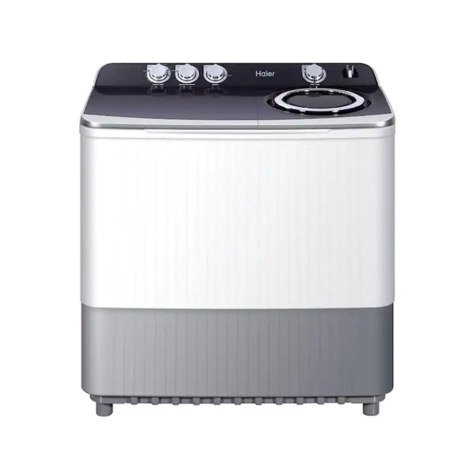 ใหญ่สะใจ Haier เครื่องซักผ้า 2 ถัง รุ่น HWM T140N2 ความจุ 14.0 Kg รับประกันมอเตอร์ 12ปี ระบบSuper Dryปั่นหมาดอัจฉริยะขาเ
